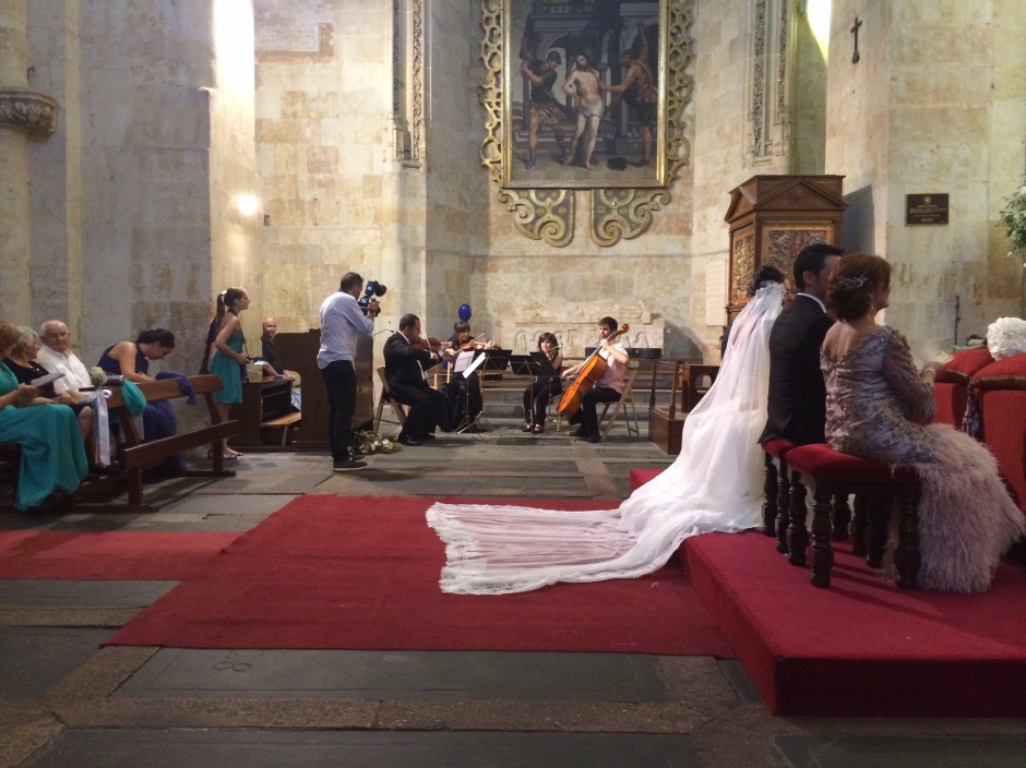 Cuarteto Tarantela. Boda en Catedral vieja de Salamanca, 2014