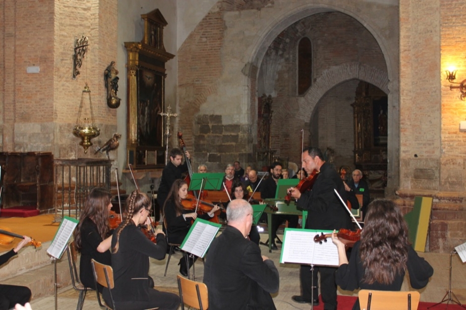 Concierto con orquesta Tarantela. Villalón de Campos, Palencia. Noviembre de 2013