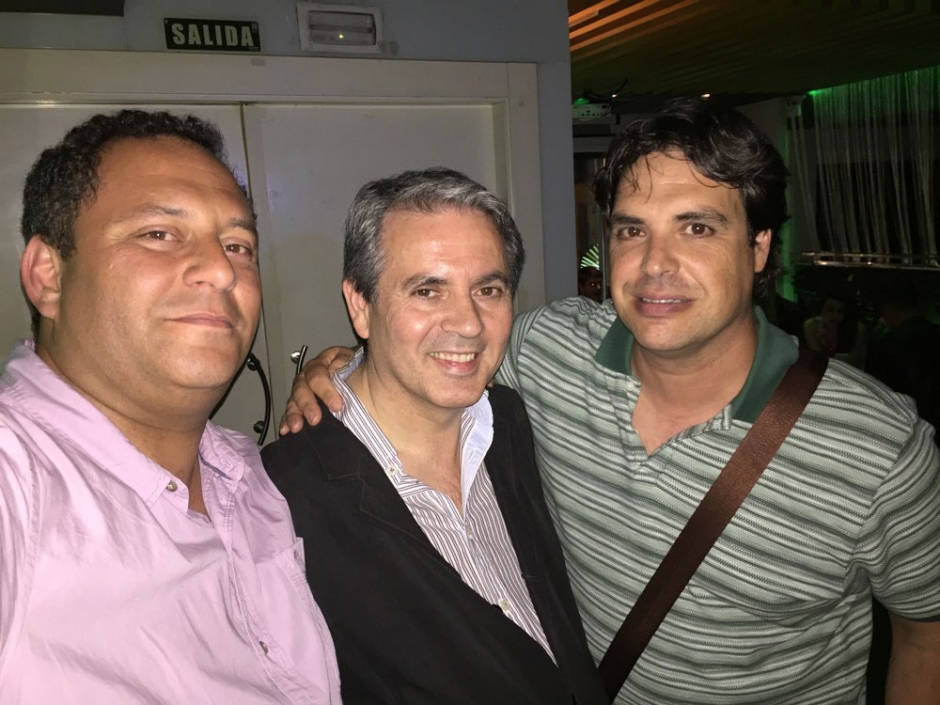 Con Andrés Zarzo y Luis Miguel Torres. Salamanca, Mayo de 2015
